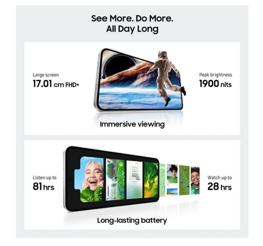 Samsung Galaxy S24 FE Single SIM 5G 128GB/256GB | Excellent Pre-Owned | Unlocked | NZ