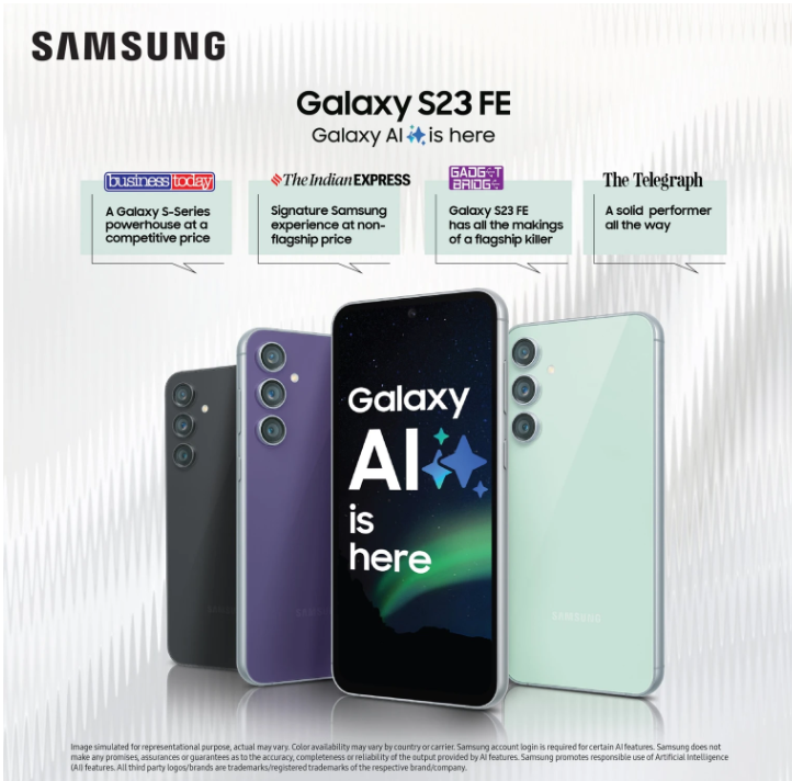 Samsung Galaxy S23 FE 5G | 128GB / 256GB | Refurbished Smartphone NZ