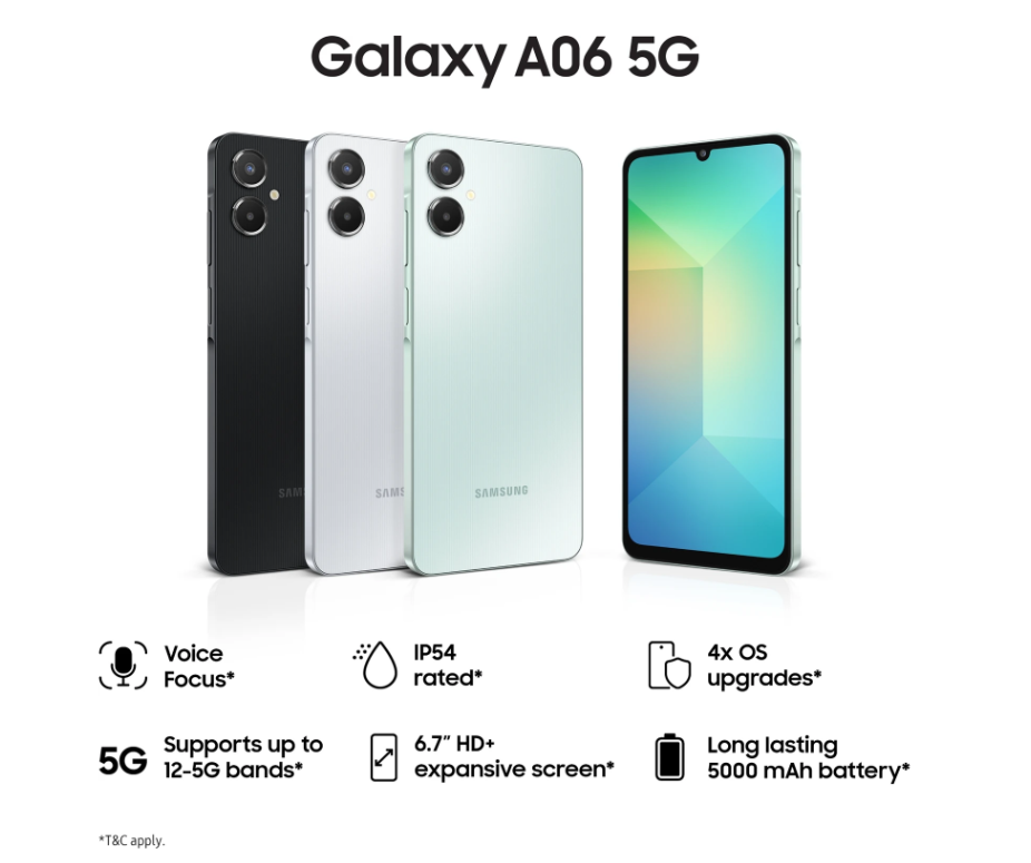 Samsung Galaxy A06 128GB – 6.7-inch Display, 50MP Camera | Unlocked Smartphone NZ