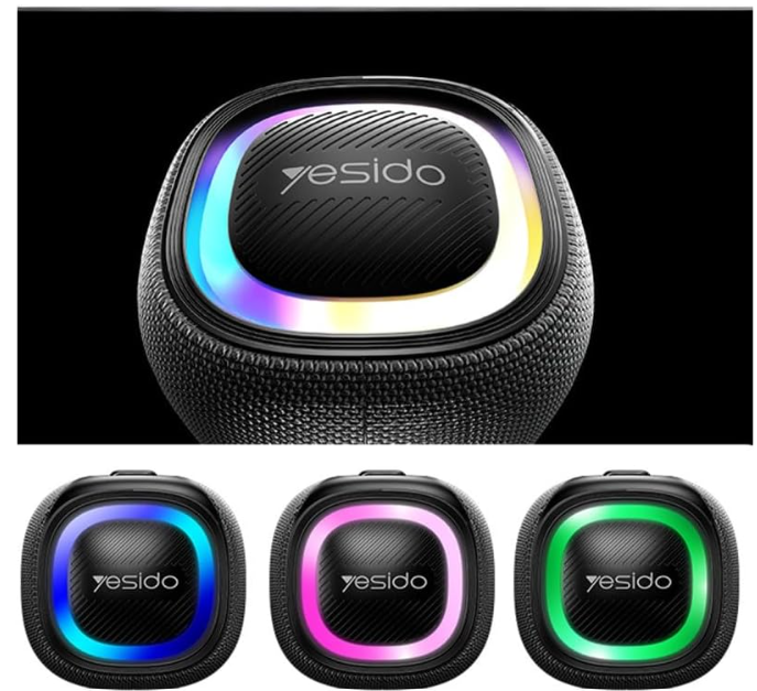Yesido YSW21 120W Wireless Bluetooth Speaker with RGB Lights & UHF Microphone