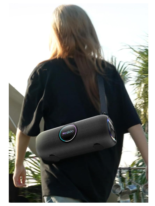 Yesido YSW21 120W Wireless Bluetooth Speaker with RGB Lights & UHF Microphone