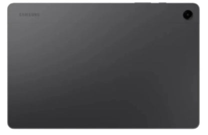 Back panel of Samsung Galaxy Tab in Graphite featuring Samsung logo and rear camera